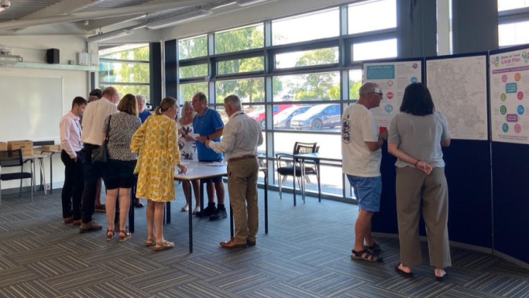 A Stoke-on-Trent local plan consultation event in Trentham (image via Phil Corrigan - LDR)