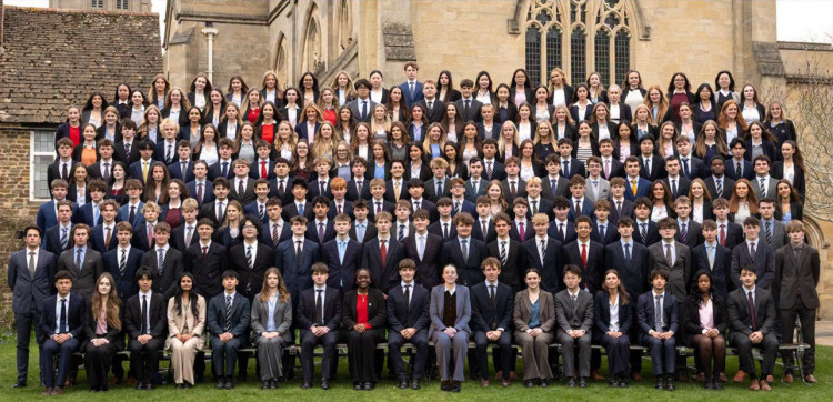 Oakham School celebrate another successful year of exam results with a 99% pass rate (Photo: Oakham School)