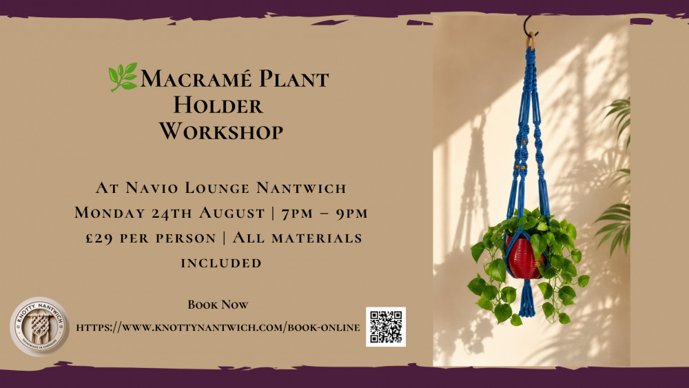 Macramé Plant Holder Workshop