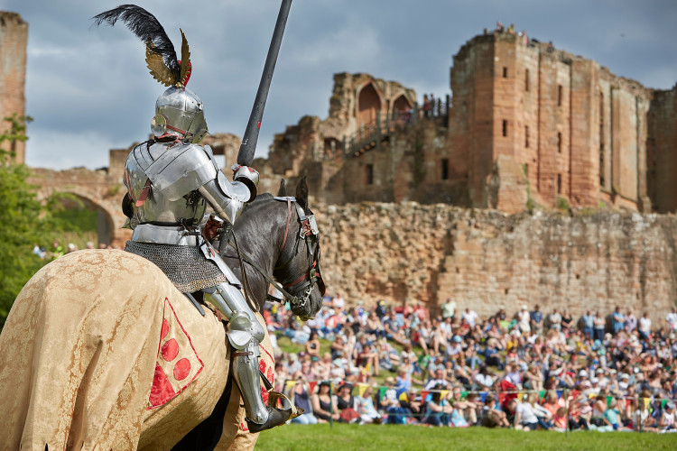The Knights' Tournament returns to Kenilworth Castle this August (image via English Heritage)