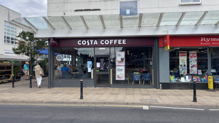 Costa Coffee has submitted an application for a pavement licence (image by Nub News)