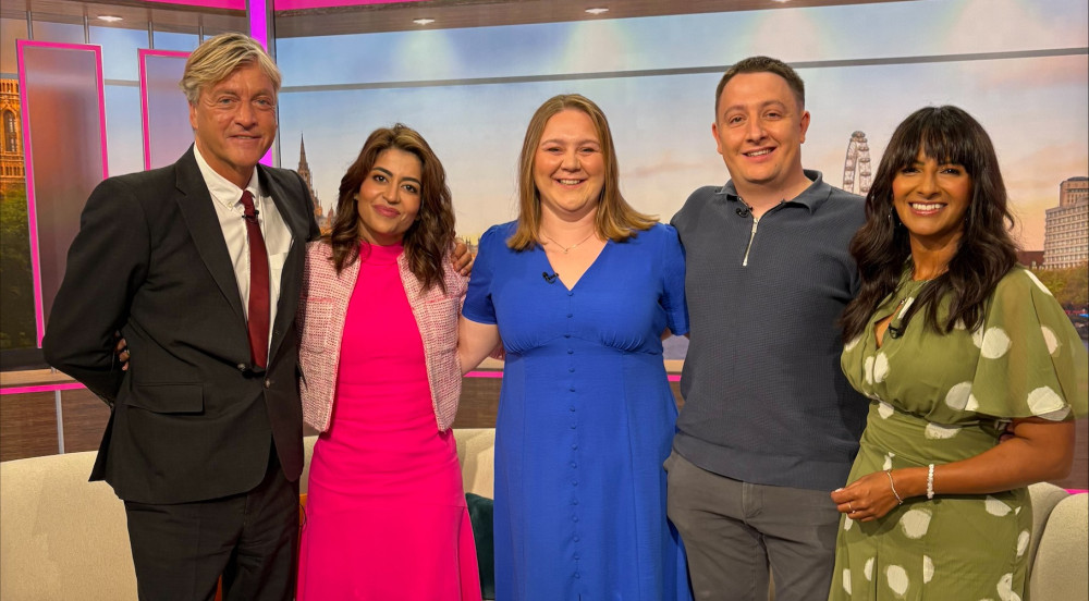 Steve Sharman recently appeared on ITV's Good Morning Britain to speak about post-natal depression (Credit: ECNHST)