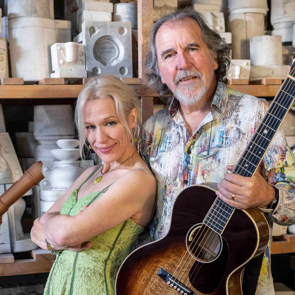'Cheaper Than Therapy' concert in support of Alzheimers UK, Lawton Heath: Paul Walker & Karen Pfeiffer