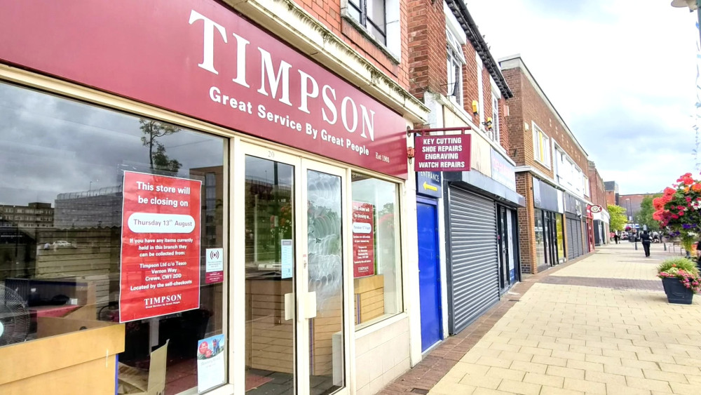 Timpson, Queensway, closed its doors for the final time on Thursday 13 August (Photo: Ryan Parker).