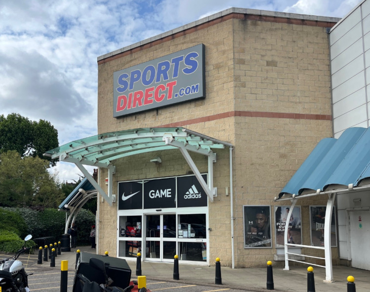The Sports Direct store which will be replaced by Aldi, Kew Retail Park. (Credit: St George/Avison Young, provided in Richmond Council planning documents)