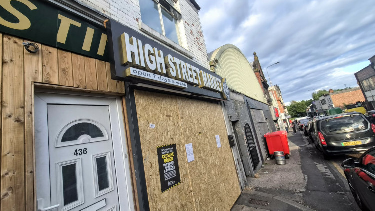 High Street Market, High Street, will now be closed until at least November (Photo: Ryan Parker).