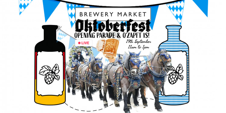 OKTOBERFEST LIVE FROM MUNICH OPENING DAY 🇩🇪🍺 BIG SCREEN