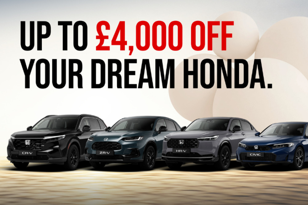 It’s time to Dream Bigger. Discover the latest Honda offers at Swansway Honda Stockport and Bolton (Image - Swansway Garages)