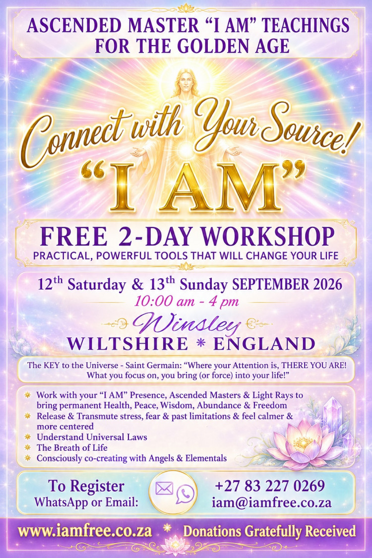 FREE 2-day "I AM" Workshop