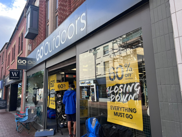GO Outdoors in Macclesfield is closing down (Credit: Nub News)