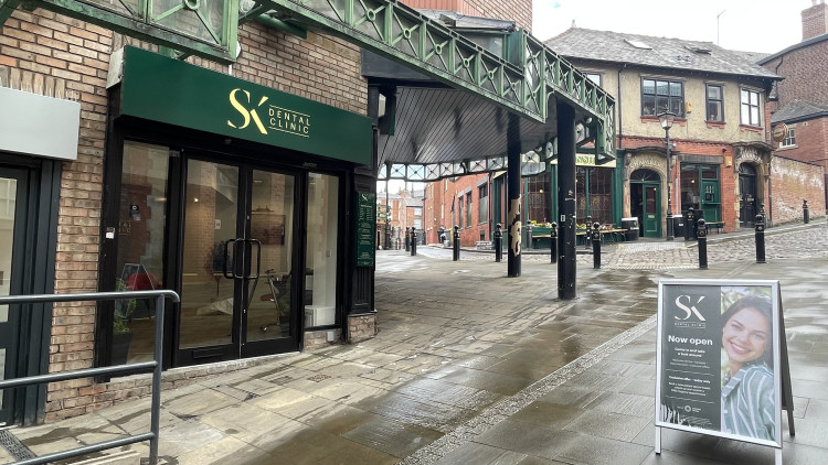 SK Dental Clinic - a new private dental practice - has opened at 10 Vernon Street in Stockport town centre (Image - Nub News)