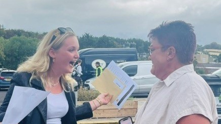  Shepton Mallet Whitstone School GCSE results 2026 (Supplied) 