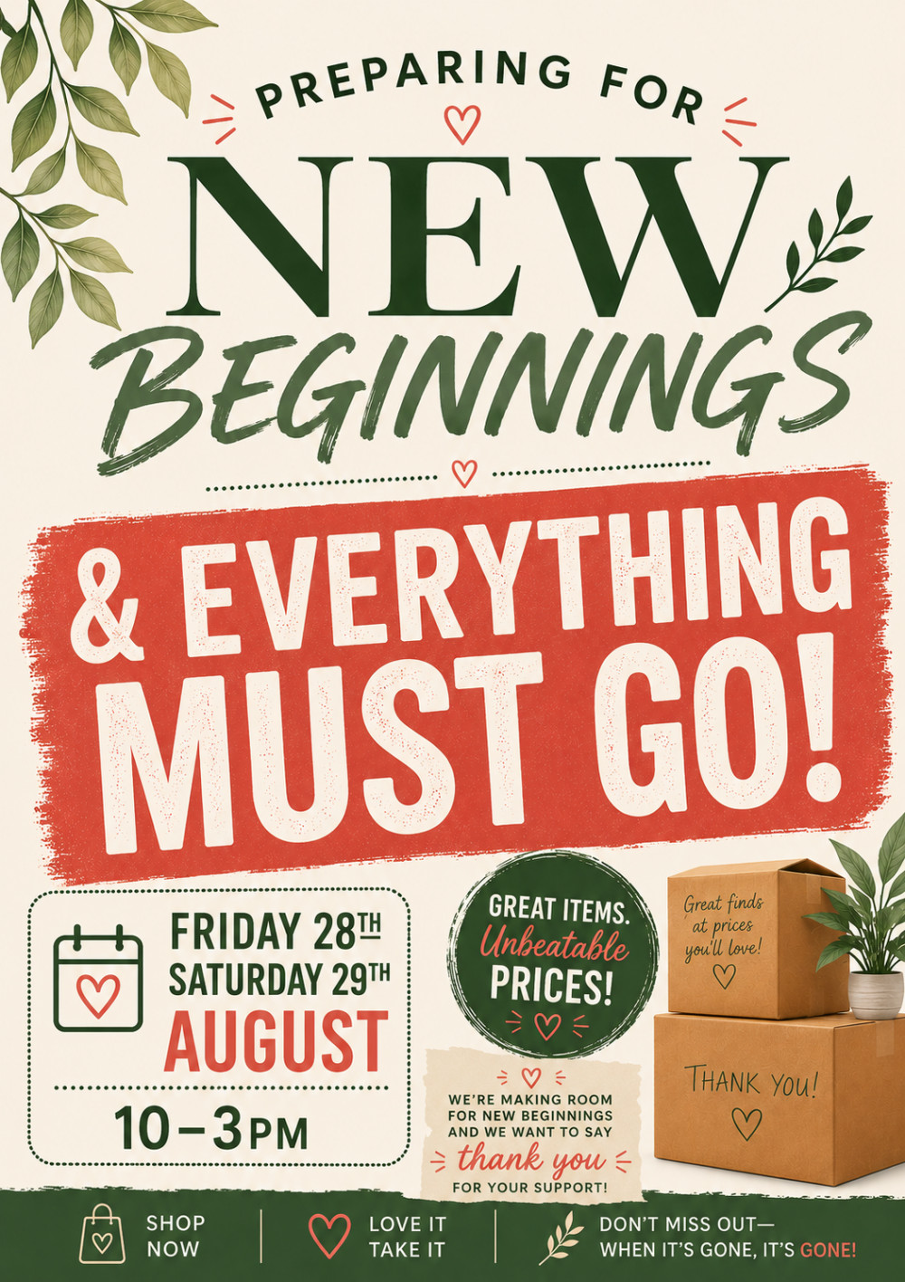 Everything Must Go!