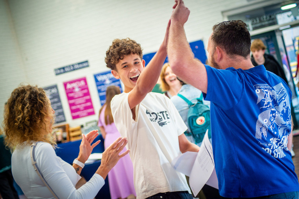 Arnold Lodge students celebrate their GCSE results
