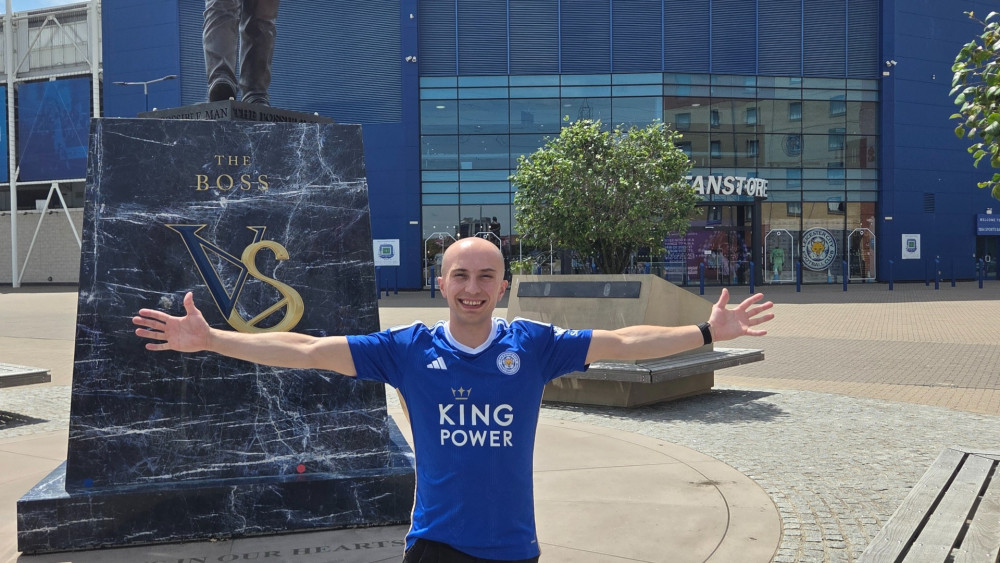 Charlie Lewin is running to King Power Stadium to raise money for Great Ormond Street (Photo: via GoFundMe)