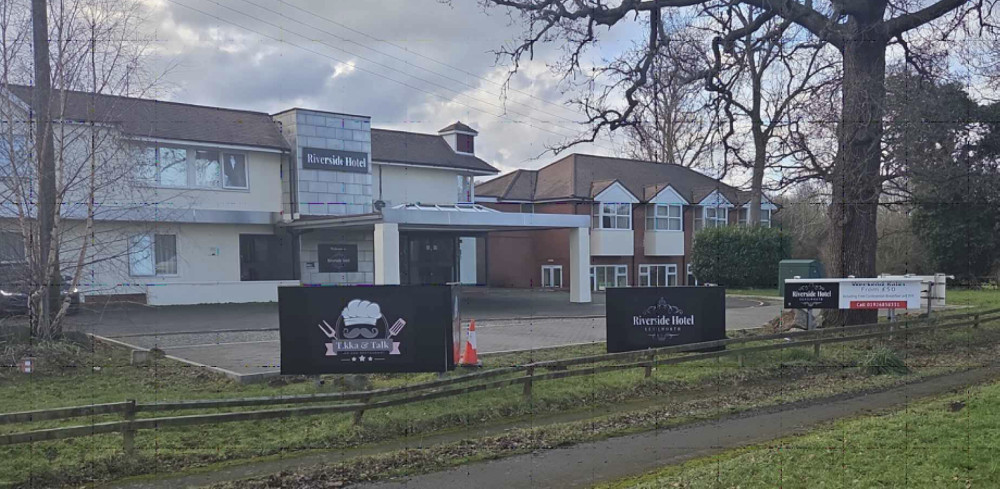 A retrospective planning application has been approved for the Riverside Hotel  (image via planning application)