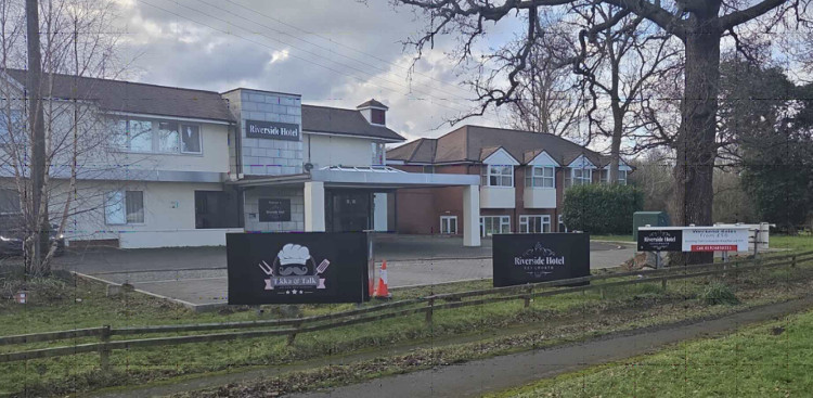 A retrospective planning application has been approved for the Riverside Hotel  (image via planning application)