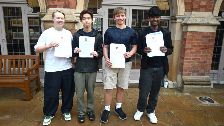 Stockport Grammar School is celebrating an 'outstanding' set of GCSE results, with over 96 percent of students achieving above a grade 5 (Image - Stockport Grammar School)