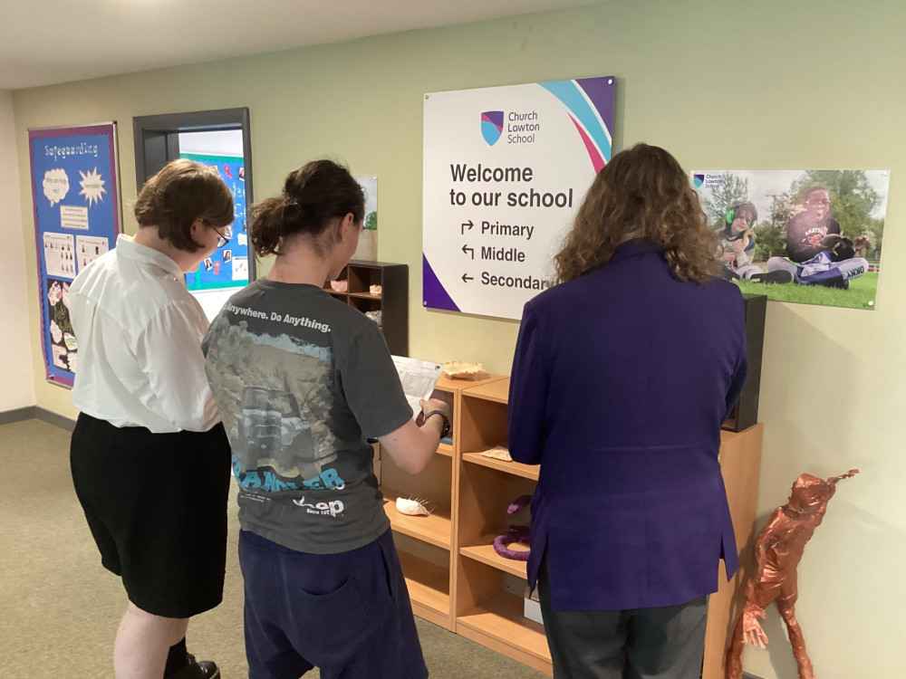 Students, families and staff at Church Lawton School were celebrating today (Thursday) with an amazing set of results. (Photo: Church Lawton School)