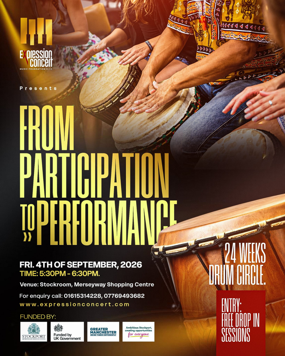 24 Weeks Drum Circle 