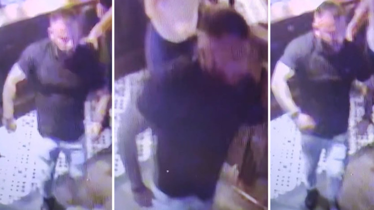 Police would like to speak to the man in these images as they believe he could assist in their enquiries (Images via GMP)
