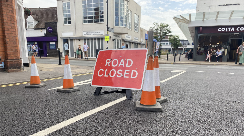 Warwick Road and other roads in Kenilworth will close this Sunday (image by Nub News)