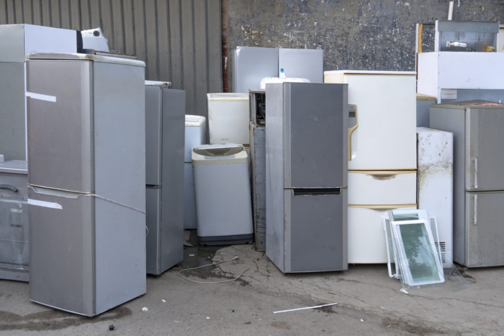 Households can currently take only one fridge, freezer or cooling appliance to Somerset recycling sites. (Photo: Supplied by Somerset Council) 
