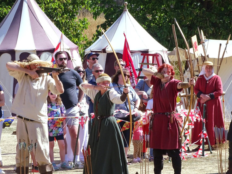 Archers, swordsmen and a living medieval camp will take over The Bishop’s Palace for three days this Bank Holiday.