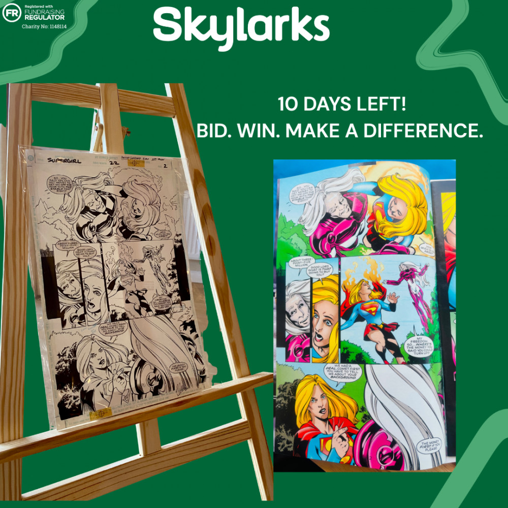 Own a piece of DC Comics history while supporting Skylarks