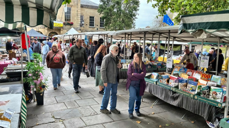 Wells Sunday Market returns on 13 September, with further markets in November and a two-day Christmas event still to come in 2026. (File photo/Wells City Council) 