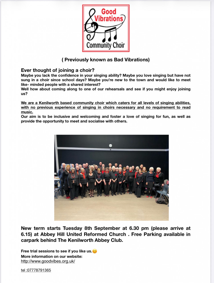 Good Vibrations Community Choir 
