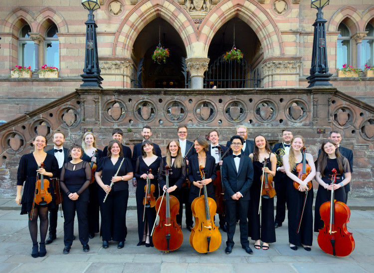 Chester violinist Philip Chidell and his orchestra will host two concerts at Chester Town Hall (Image supplied)