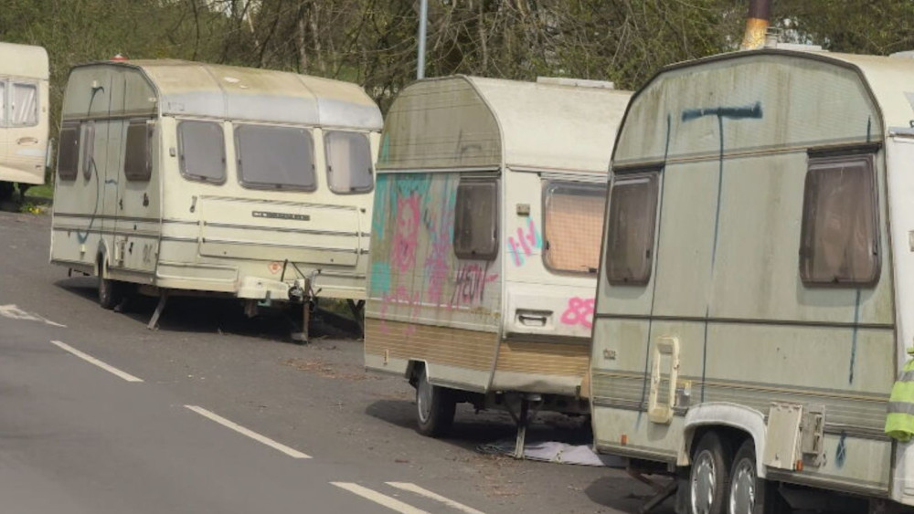  Glastonbury had 145 caravans recorded at the end of July, down from 151 a month earlier, according to a new local report.