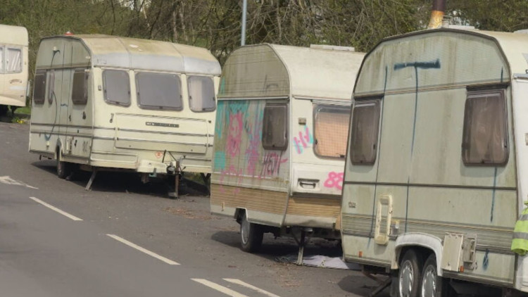  Glastonbury had 145 caravans recorded at the end of July, down from 151 a month earlier, according to a new local report.