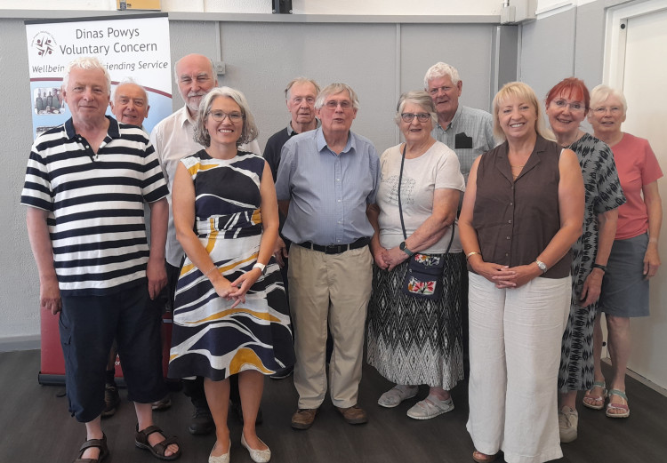 Christine Boston with the new committee