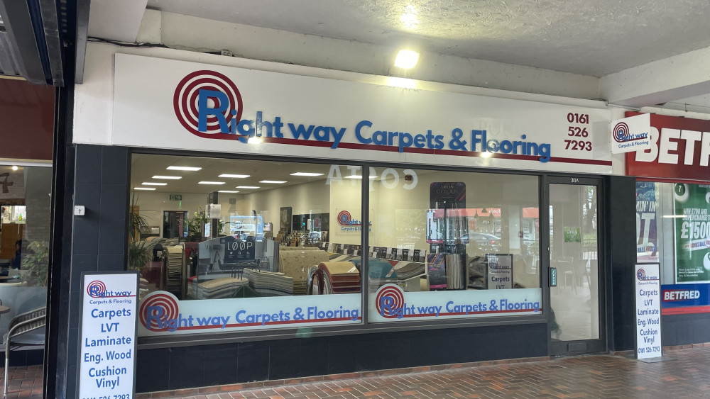 Rightway Carpets & Flooring is based at 30a The Precinct, Station Rd, Cheadle Hulme, Cheadle SK8 5BB