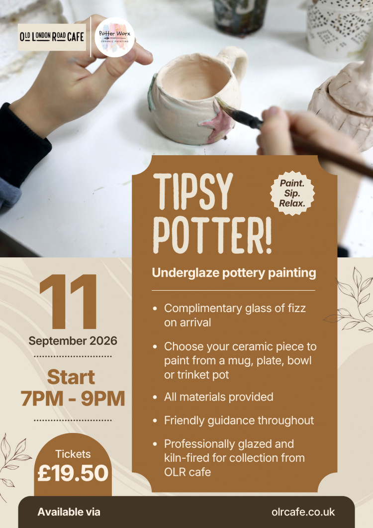 Pottery Night – Underglaze Pottery Painting