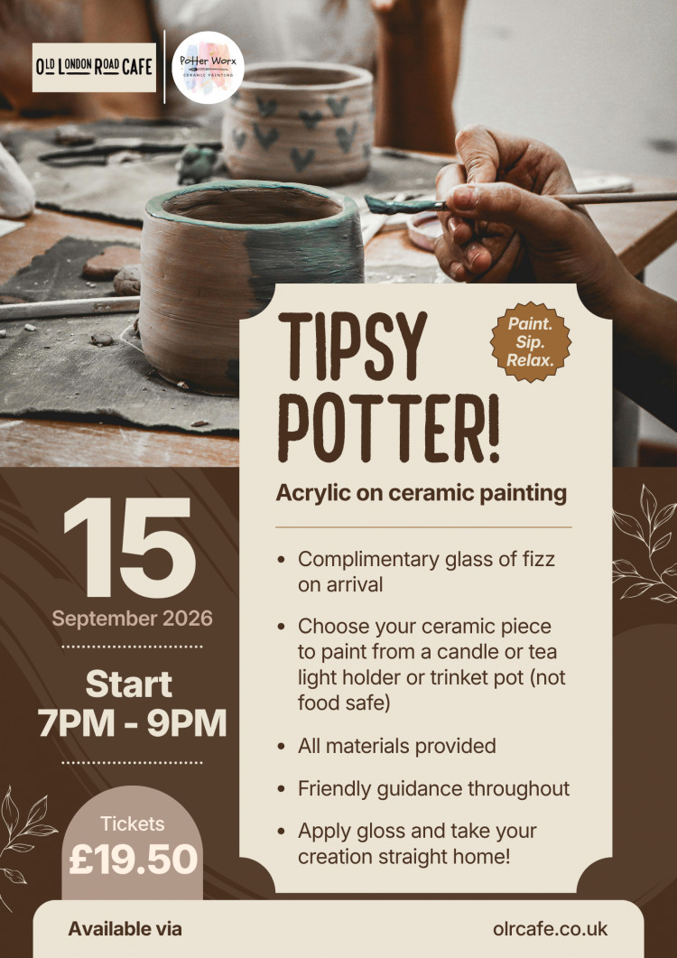 Pottery Night – Acrylic on Ceramic Painting