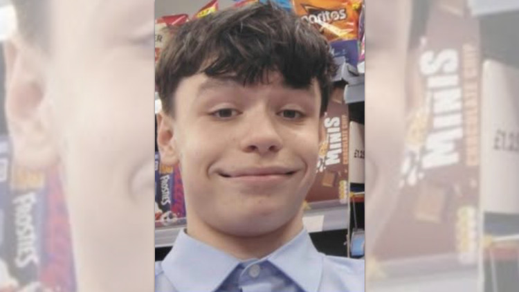 Officers are looking to find James, a missing 13-year-old who was last seen in Portwood around 7.45pm on Monday 24 August (Image via GMP)