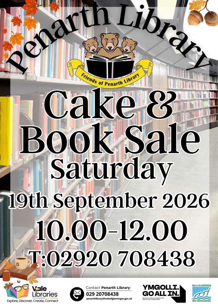 Friends of Penarth Library Cake and Book Sale