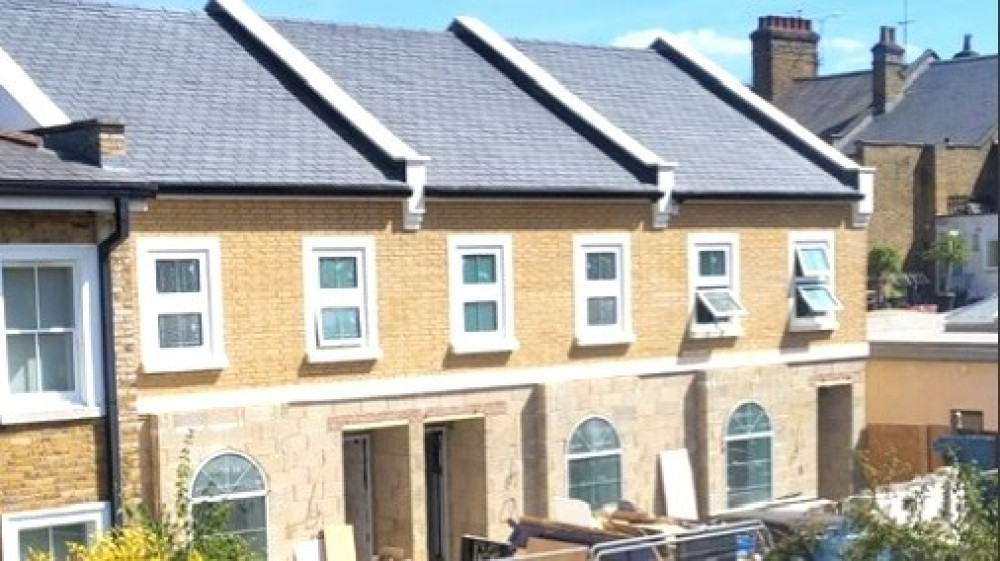Current work done to the townhouse development on Elfin Grove, Teddington (Image supplied)