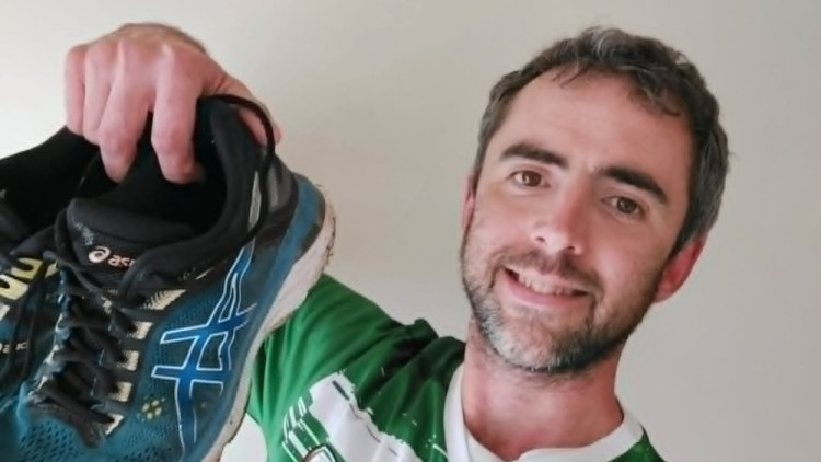 Shepton Mallet’s Dean Halliwell is set to finish his 260-mile fundraising run on 26 August after raising £850 for water aid and a family in Gaza.