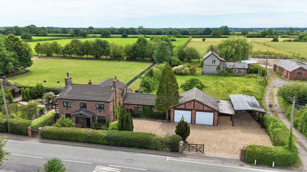 The four-bedroom detached family home on Broad Lane, Stapeley (Photo: James Du Pavey).