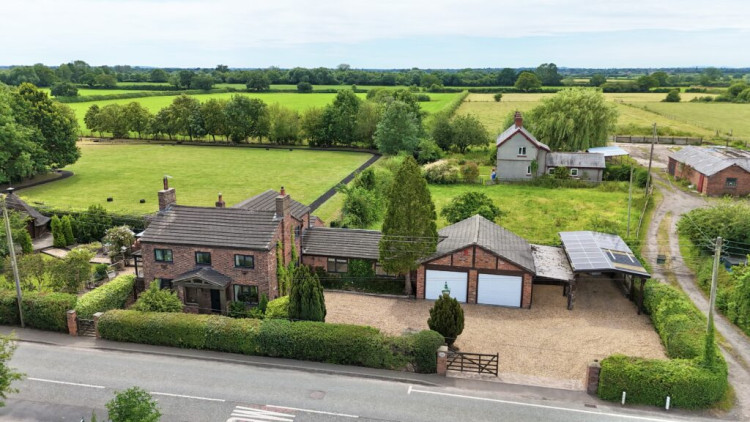 The four-bedroom detached family home on Broad Lane, Stapeley (Photo: James Du Pavey).