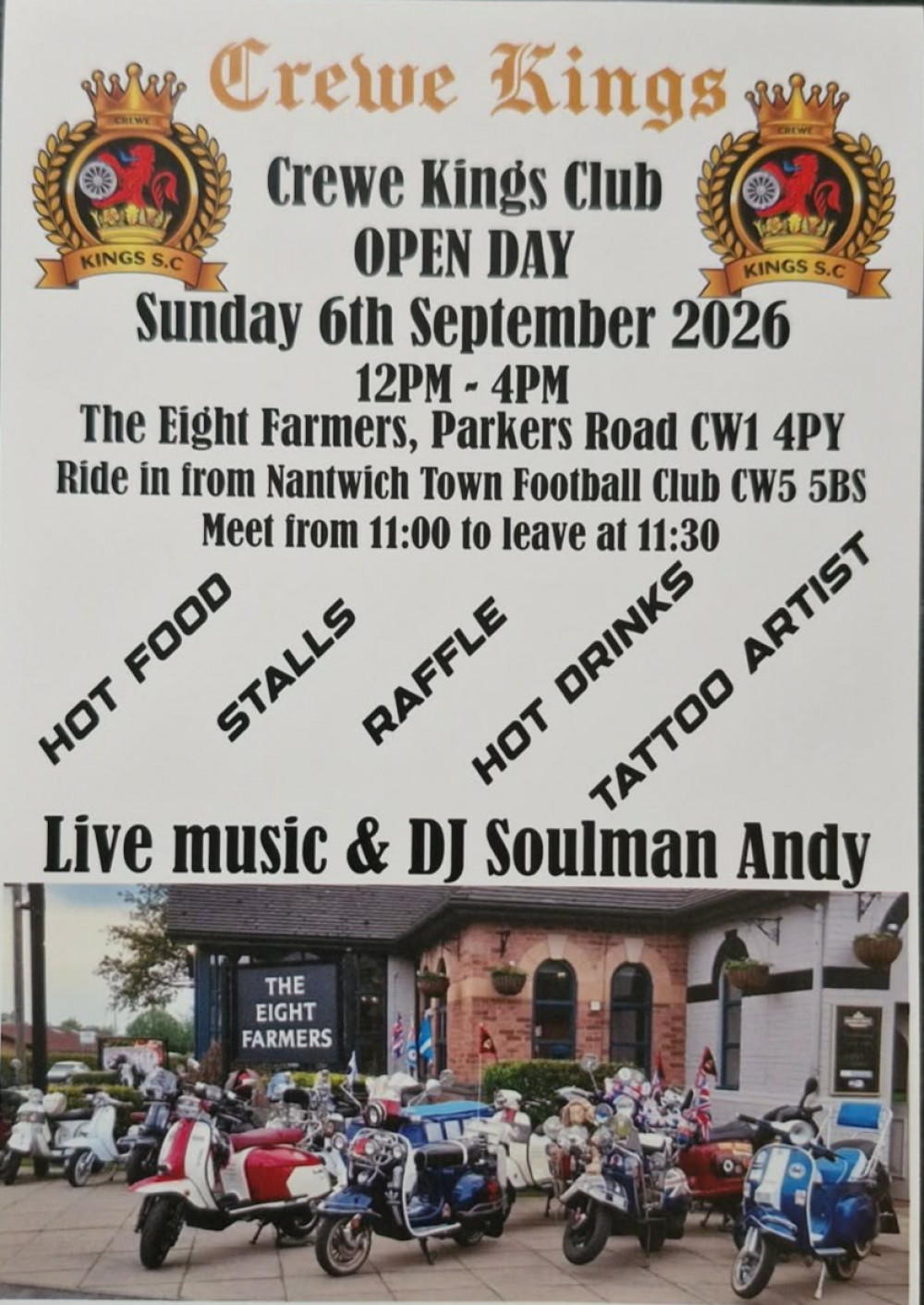 Crewe Kings Scooter Club Open Day