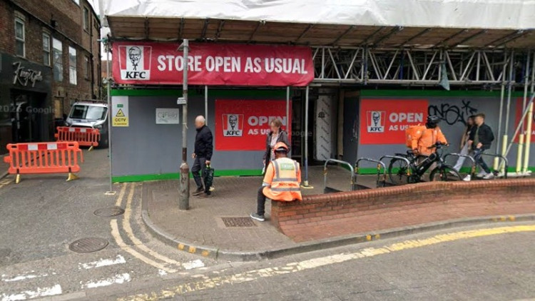 KFC's Kingston branch is located on Clarence Street (Image via Google Maps)