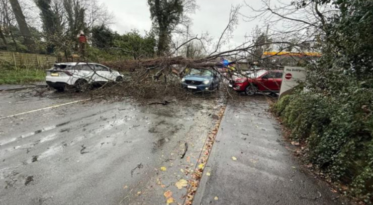 The Met Office has issued a yellow weather warning (image supplied)