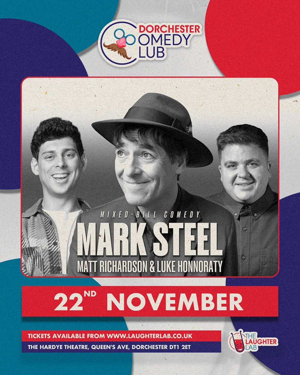 Dorchester Comedy Club - headline Mark Steel