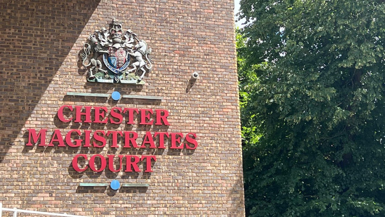 Macclesfield resident Lewis Anderton appeared at Chester Magistrates Court on Tuesday, August 25 (Credit: Nub News)