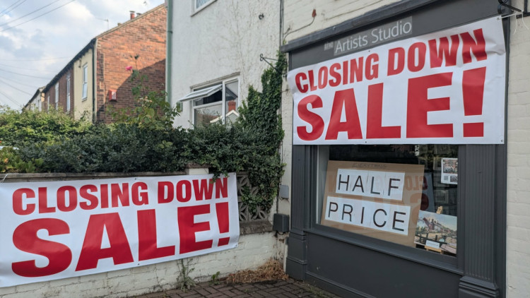 An artist is closing his Alsager gallery. (Photo: Nub News) 
